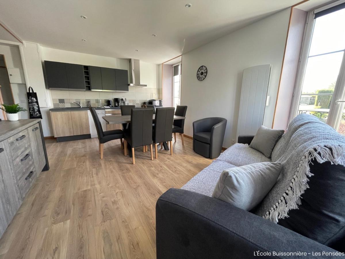 L'Ecole Buissonniere Apartment Saint-Vigor-le-Grand Bagian luar foto