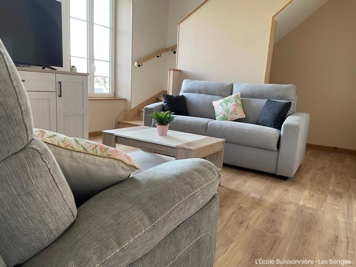 L'Ecole Buissonniere Apartment Saint-Vigor-le-Grand Bagian luar foto