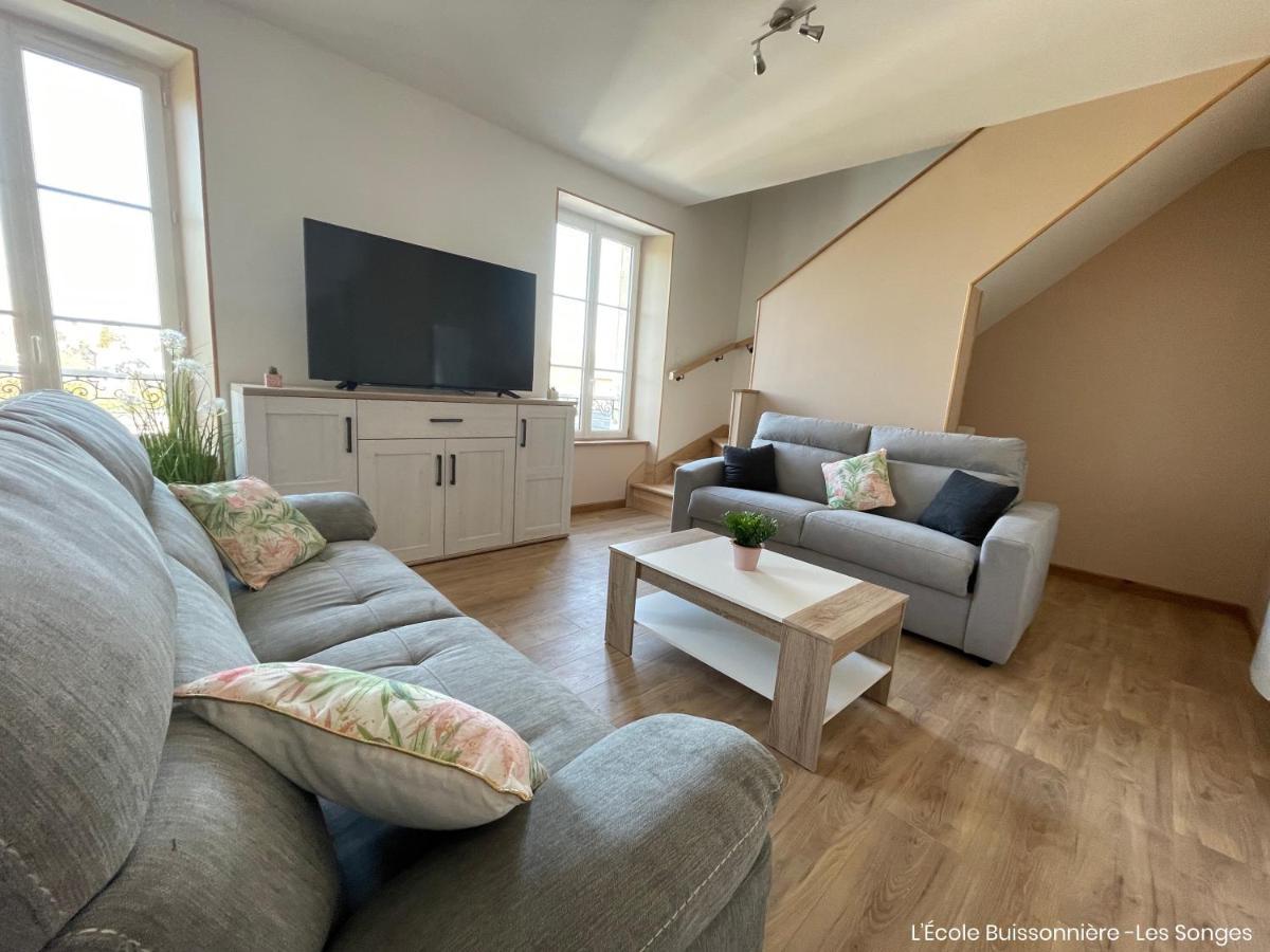 L'Ecole Buissonniere Apartment Saint-Vigor-le-Grand Bagian luar foto