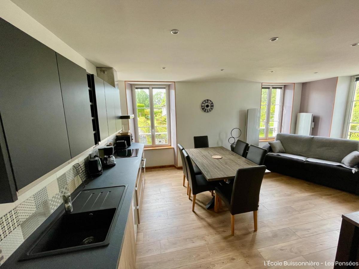 L'Ecole Buissonniere Apartment Saint-Vigor-le-Grand Bagian luar foto