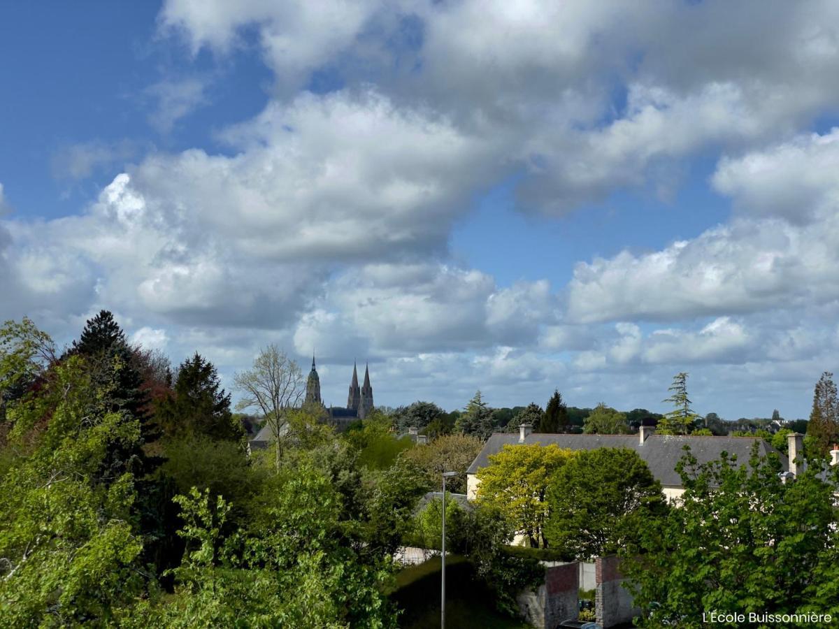 L'Ecole Buissonniere Apartment Saint-Vigor-le-Grand Bagian luar foto